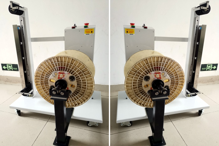 立式線束放線機(jī)無極加腳